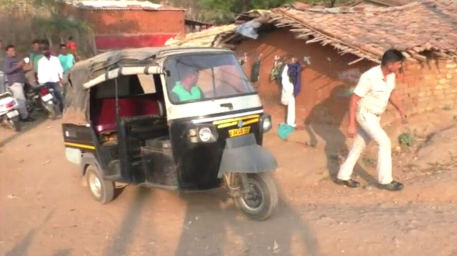 beef loaded auto rickshaw