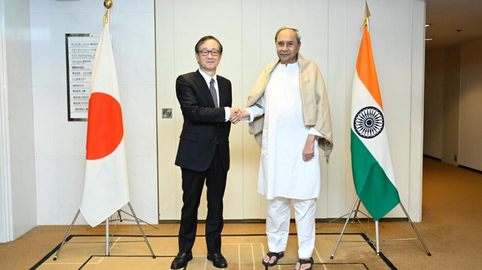 Chief Minister Shri Patnaik today met Nippon Steel Corporation Chairman Eiji Hashimoto in Tokyo.
