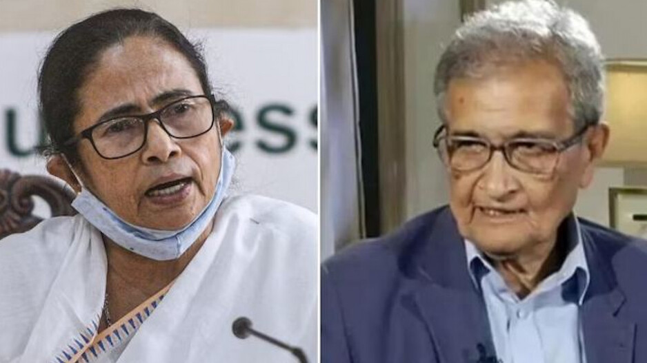 Mamataa Banerjee  & Amartya Sen