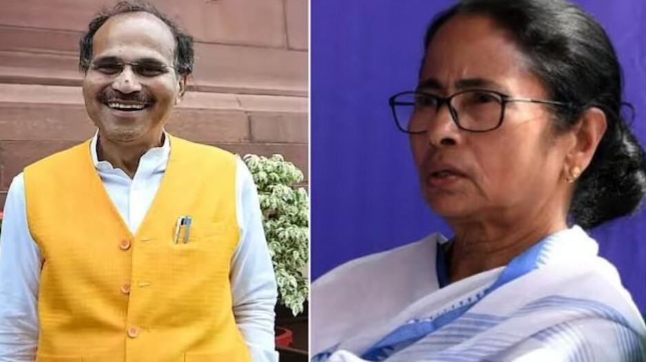 Adhir Ranjan Chowdhary & Mamata Banerjee