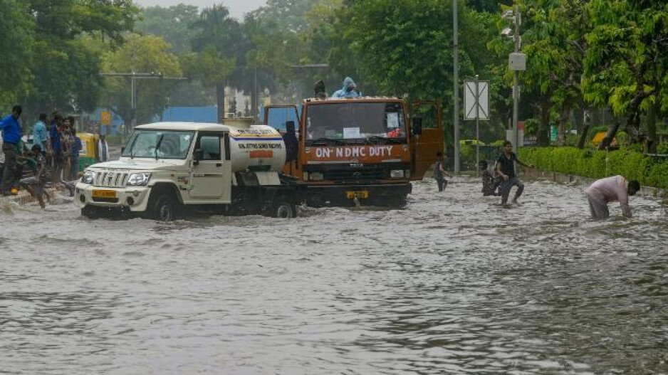 Delhi remain flooded.