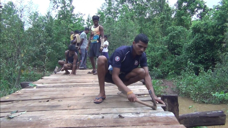 the tribal youth built a bridge