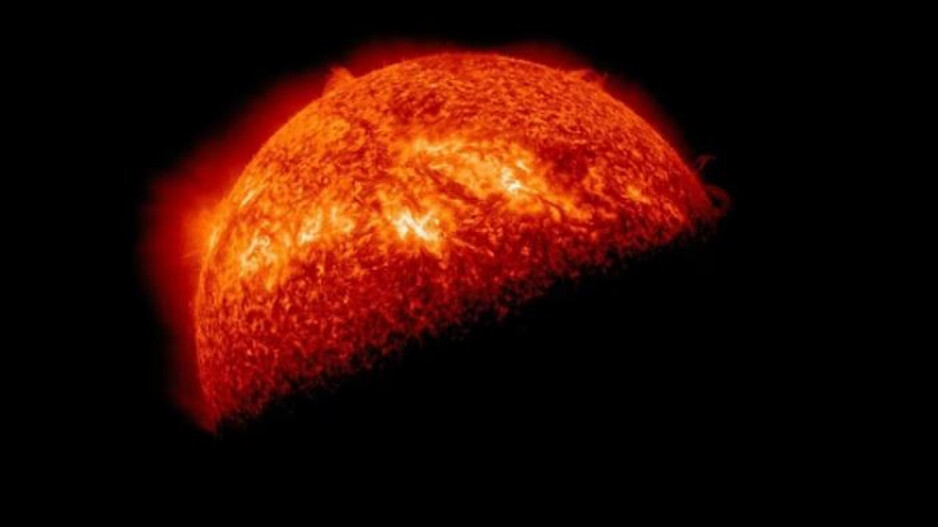 Massive explosion from Sun 