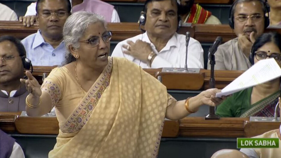 Nirmala Sitharaman In Parliament 