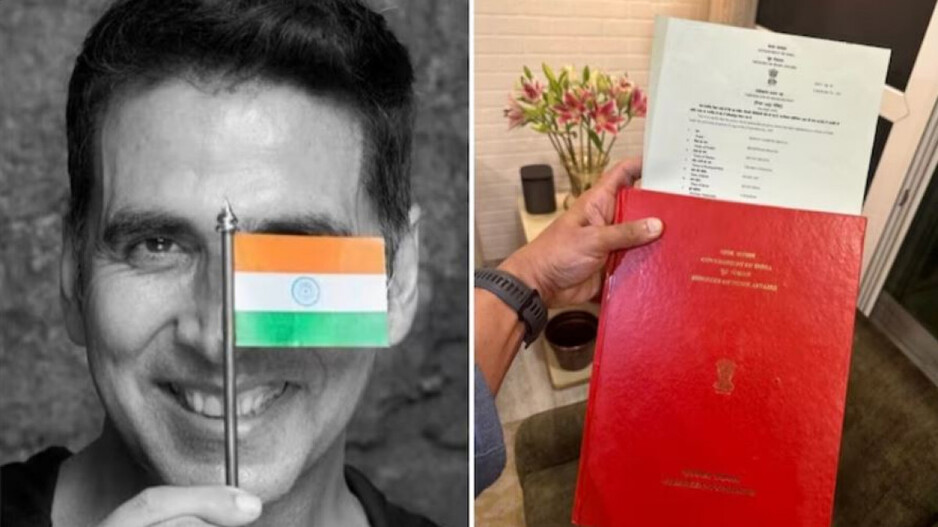 Akshya Kumar With Indian Citizenship Proof 