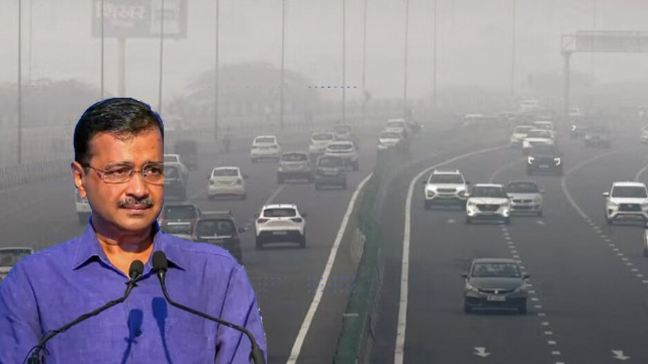 Kejriwal blames haryana for pollution