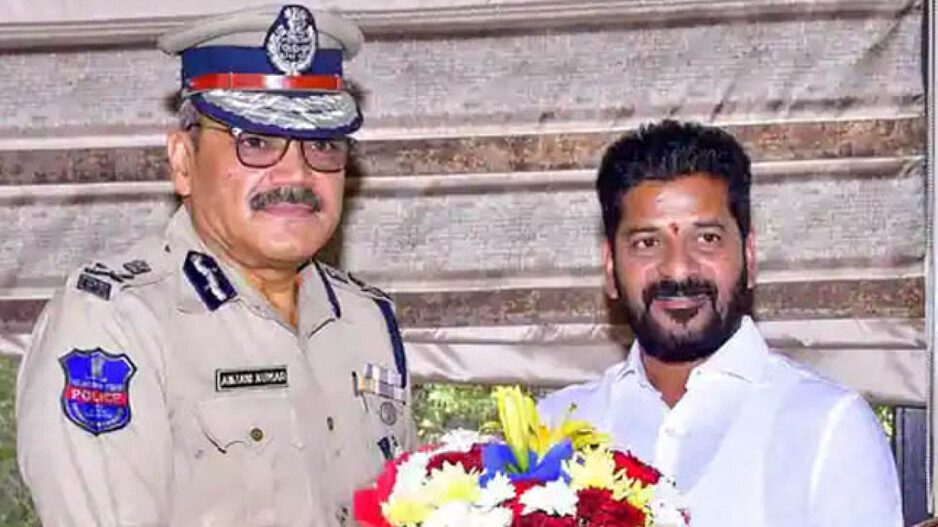 Telangana top cop suspended