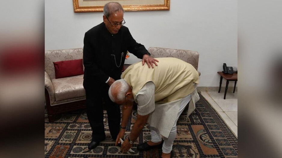 Pranab and Modi