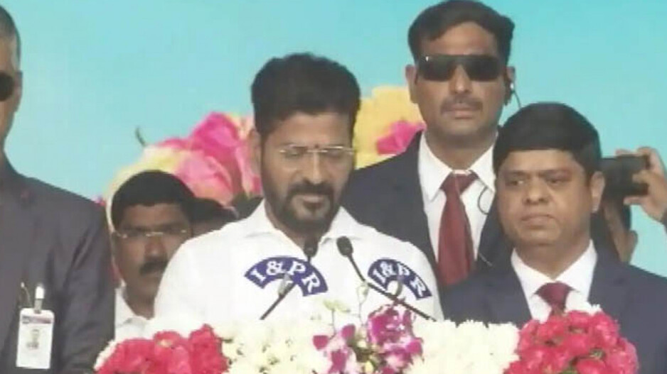 Revanth Reddy takes oath