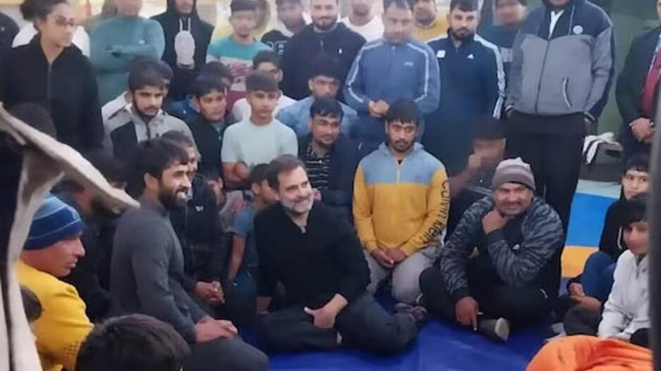 Rahul meet bajrang punia