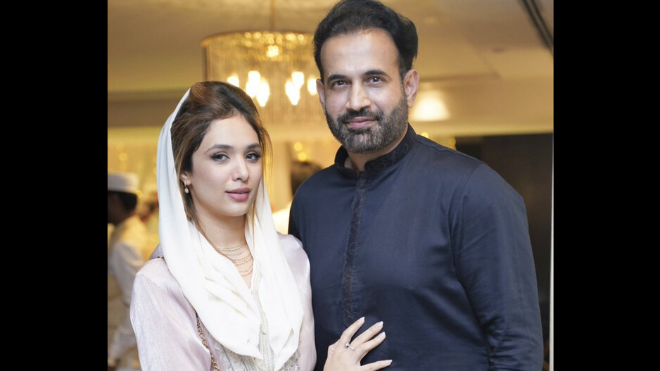 Irfan Pathan & His Wife 