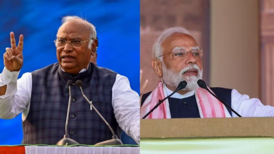 PM Modi & Mallikarjun Kharge