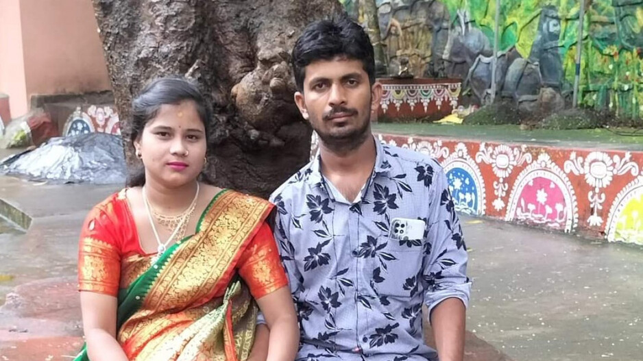 Bijay Rout and his Wife