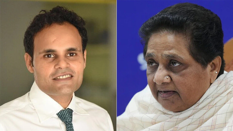 Ritesh Pandey and Mayawati