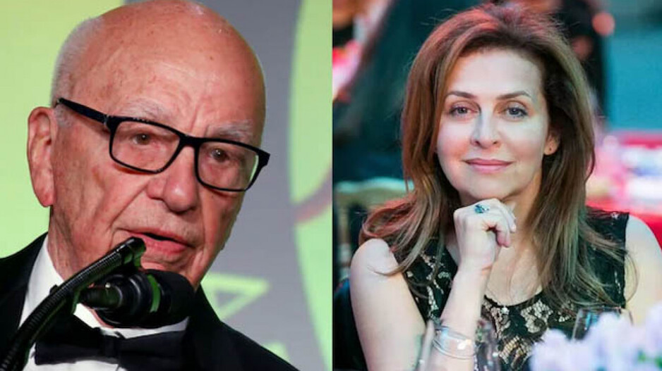Media tycoon Rupert Murdoch and Elena Zhukova