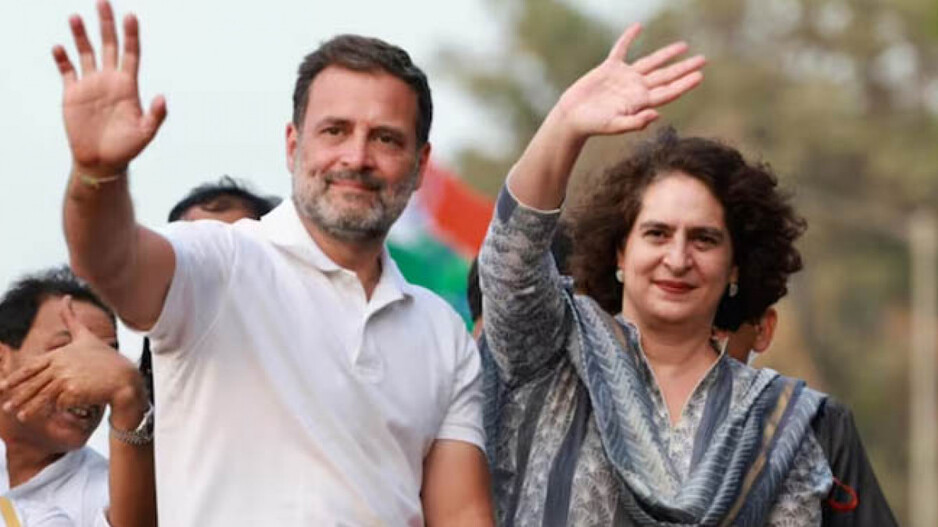 Rahul Gandhi and Priyanka Gandhi