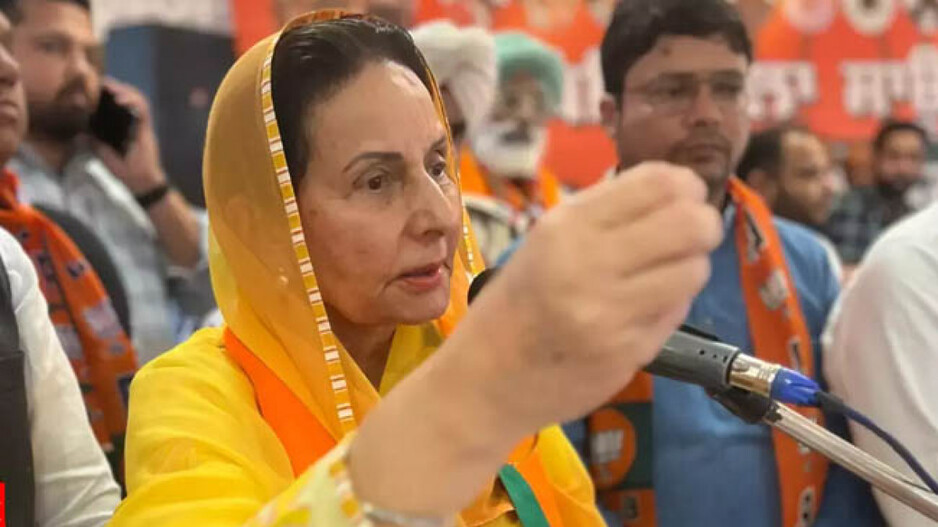 BJP-candidate Preneet Kaur 