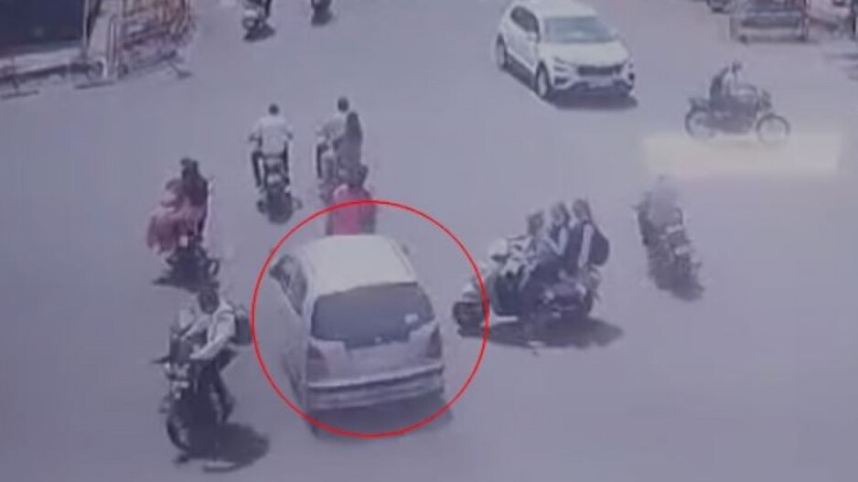 Accident CCTV Footage 