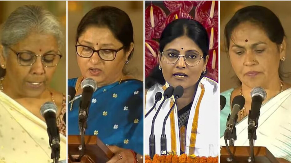 Lady ministers in Modi Govt