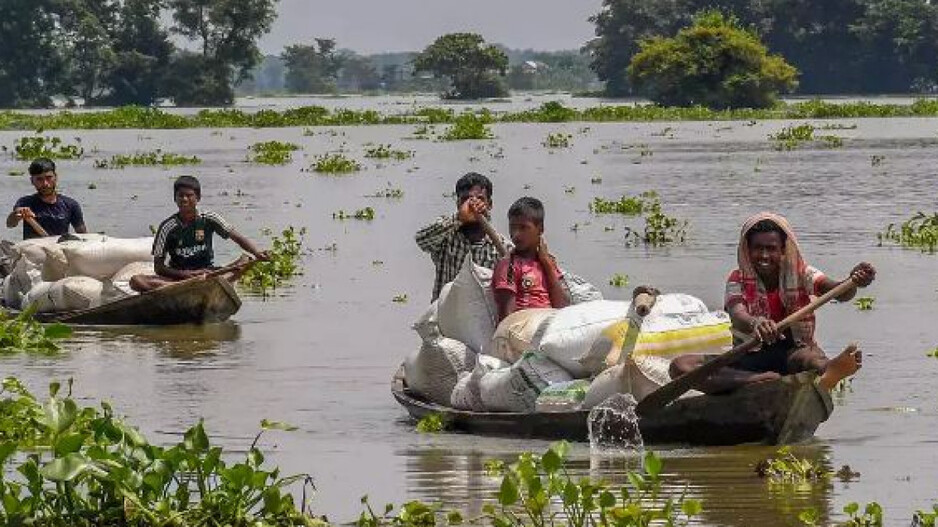 Flood in asham