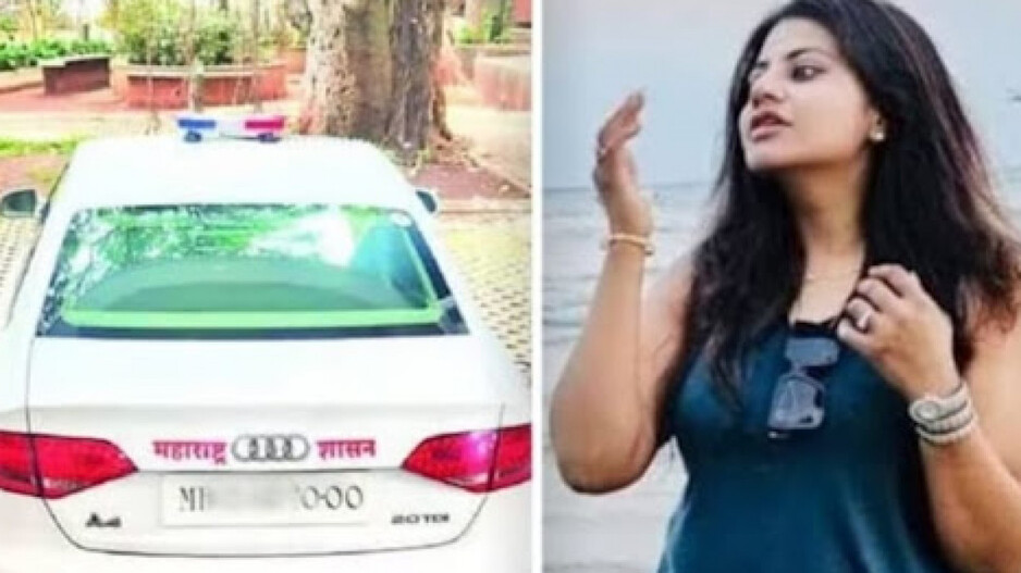 Puja Khedkar & her Audi 