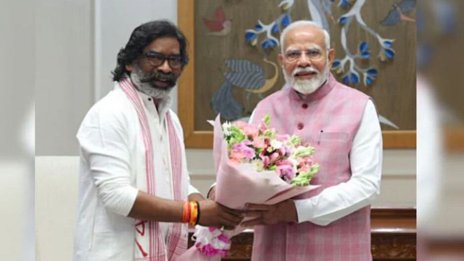 Hemant Soren & PM Modi