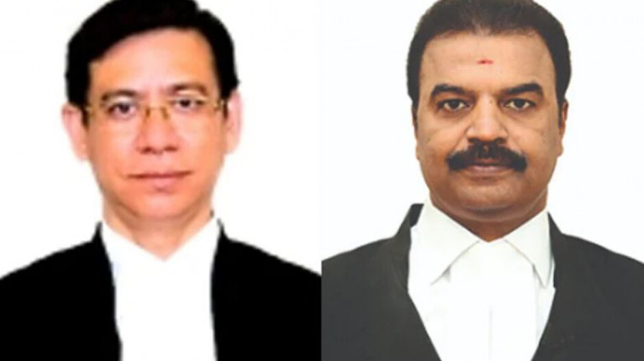 Justice N Kotiswar Singh and Justice R Mahadevan