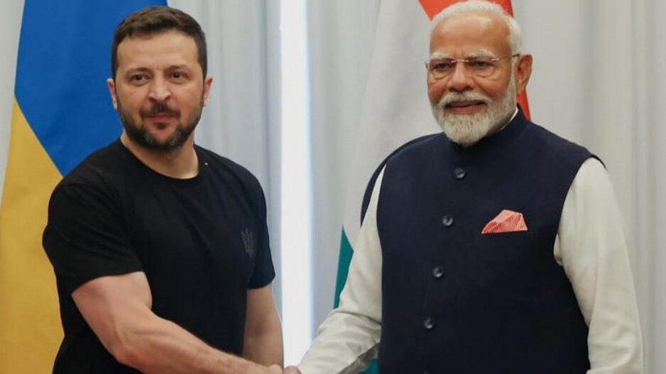 Volodymyr Zelensky & Narendra Modi 