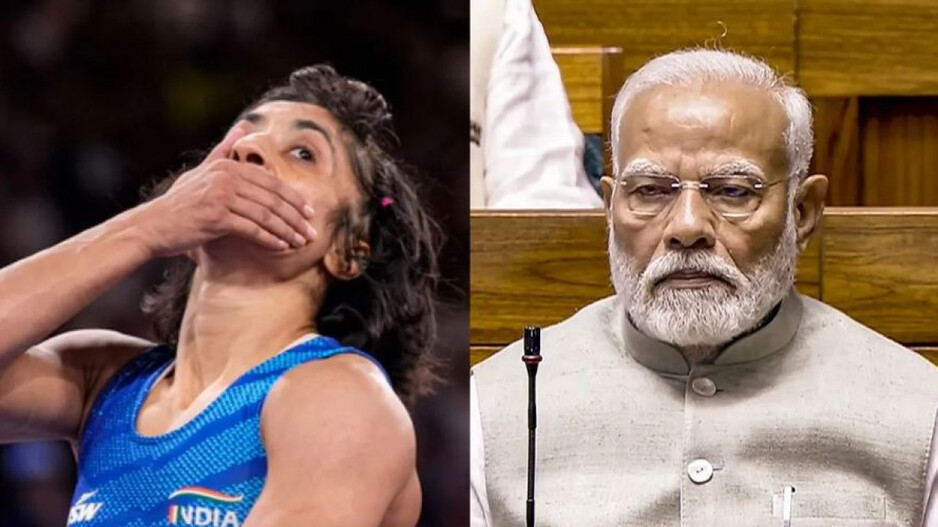 Vinesh and Modi