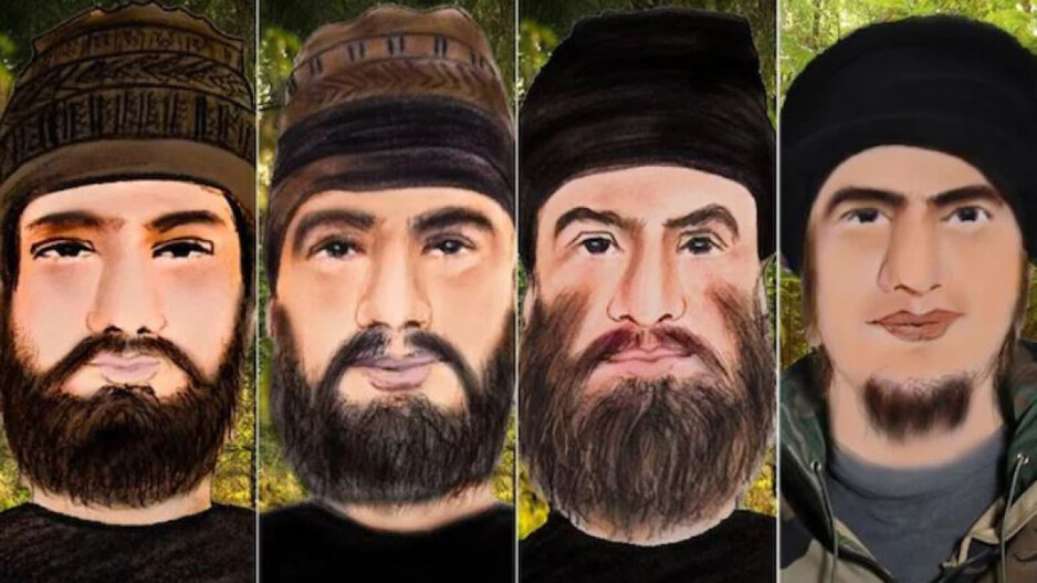 Four Terrorist's Sketch 