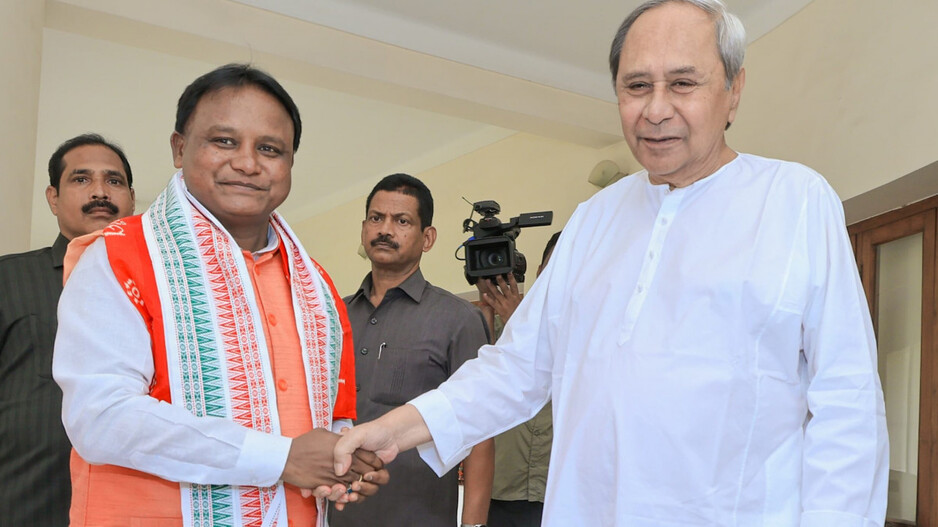 Mohan Majhi And Naveen Patnaik