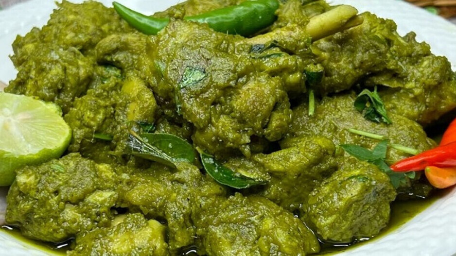 Green chicken fry