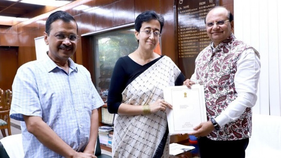 Arabind Kejriwal and Atishi