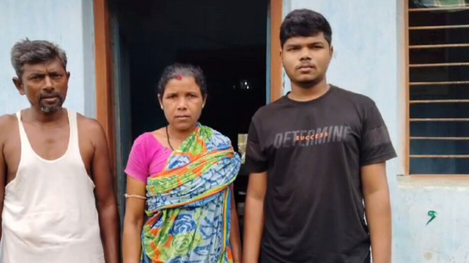 Sankarsan with parents