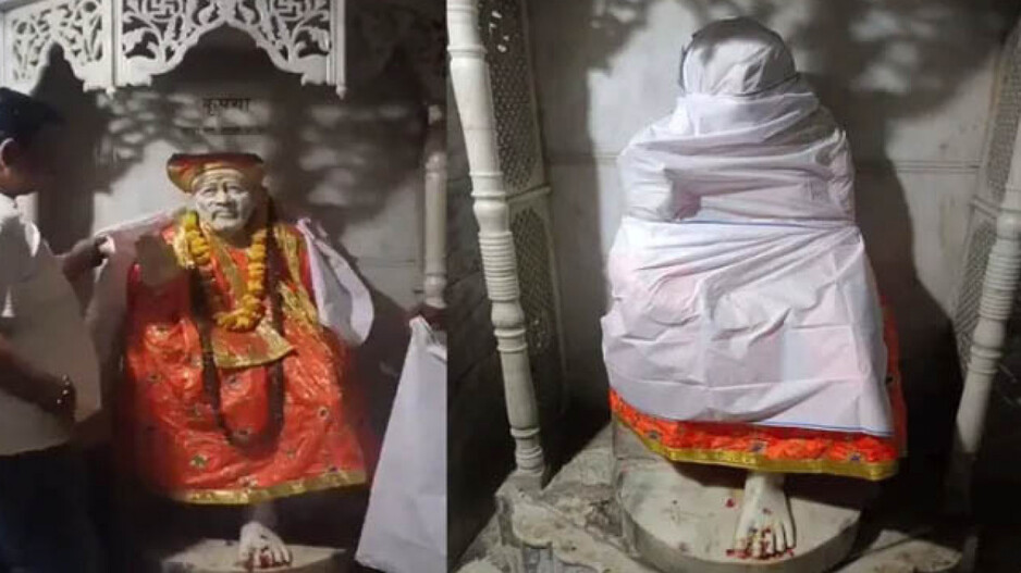 Sai Baba idols removed