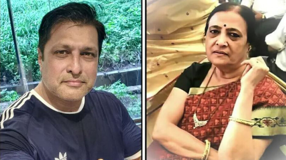 Salil Ankola and His Mother