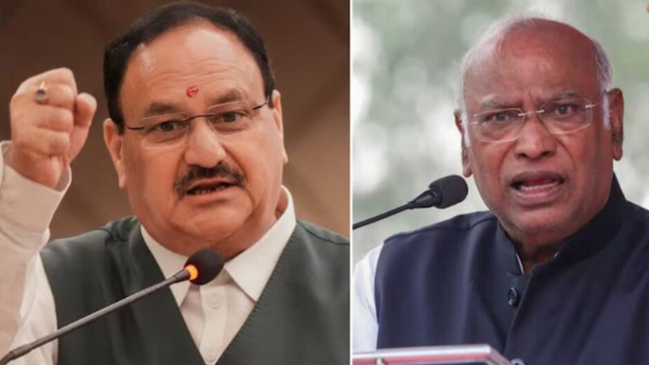 JP Nadda & Mallikarjun Kharge