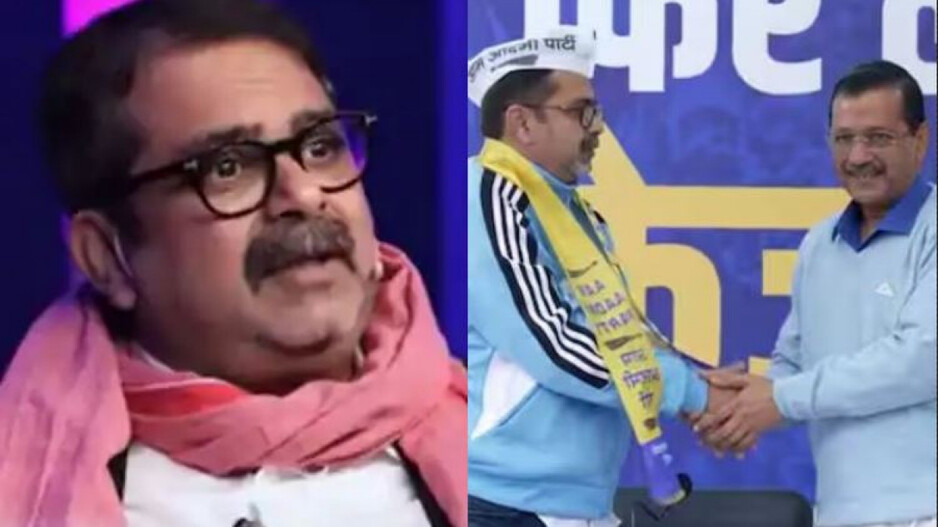 Avadh Ojha & Arvind kejriwal 