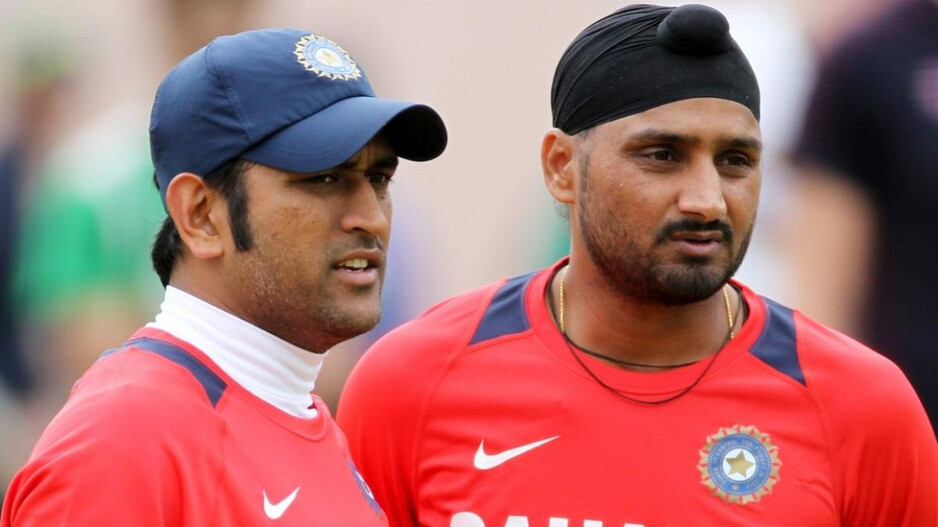 Dhoni And Harbhajan