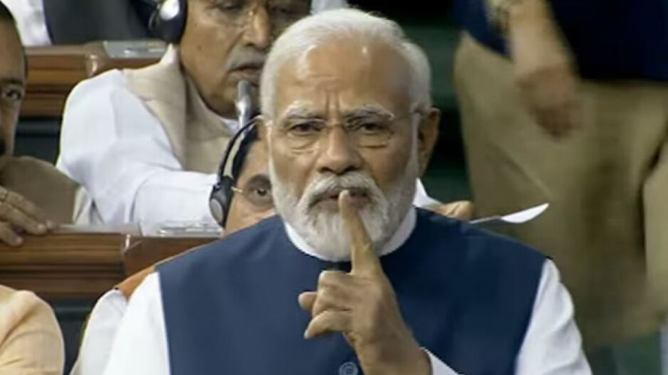 PM Modi in Parliament