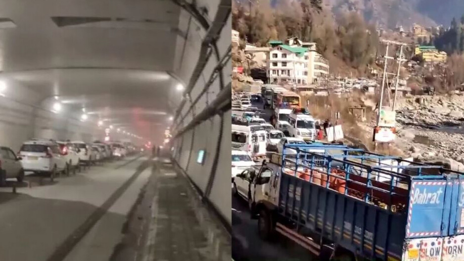 Traffic Jam at Atal Tunnel