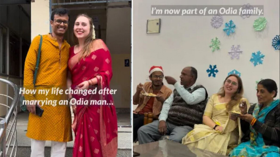 Hannah with her Odia Family