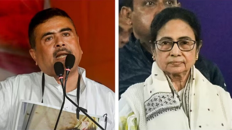 Suvendu Adhikari and Mamata Banarjee