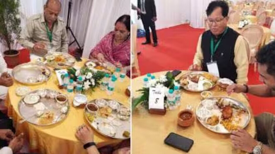 ଚର୍ଚ୍ଚାରେ ସରକାରଙ୍କ ନୈଶ୍ୟ ଭୋଜି: ରୁପାର ପ୍ଲେଟ, ମିଲ୍‌ ପିଛା ଦାମ ୫୦୦୦ ଟଙ୍କା!