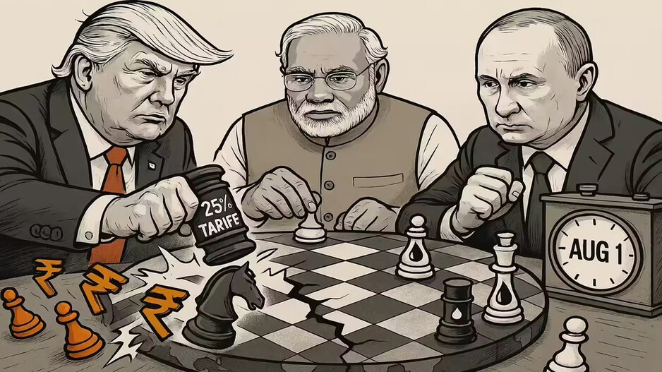 ଟ୍ରମ୍ପଙ୍କ ଭାରତ ବିରୋଧୀ ପଦକ୍ଷେପ : ୨୫% ଟାରିଫ, ଖତମ ଅର୍ଥନୀତି କଟାକ୍ଷ ଓ ପାକିସ୍ତାନ ସହ ଡିଲ୍‌