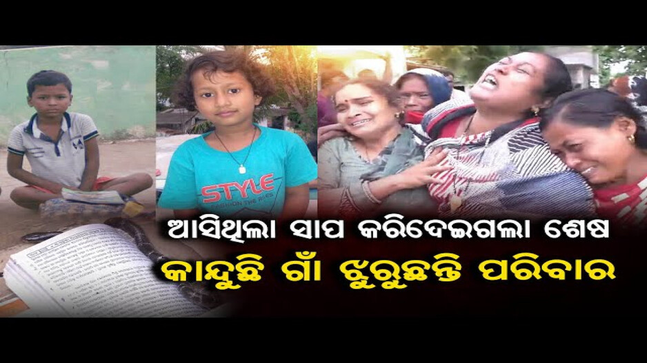 ସାପ କାମୁଡ଼ାରେ ଭାଇ-ଭଉଣୀ ମୃତ