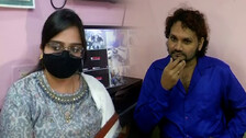Humane Sagar and his wife Shriya