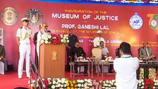 Governor Ganeshi Lal inaugurated the Museum of Justice