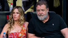 Russell crowe and his girlfriend
