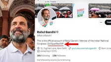 Rahul Gandhi Twitter Profile